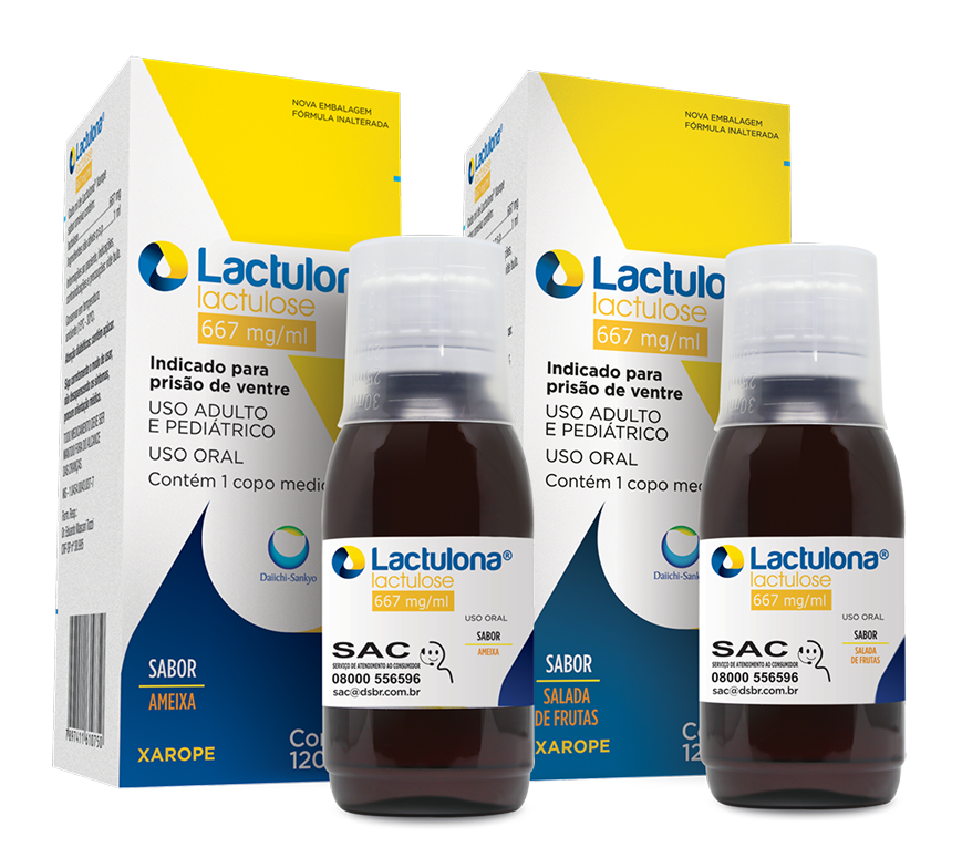 Caixa de Lactulona Frasco