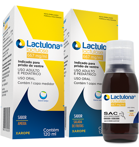 Caixa de Lactulona Frasco