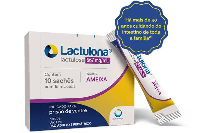 Caixa de Lactulona Sachê