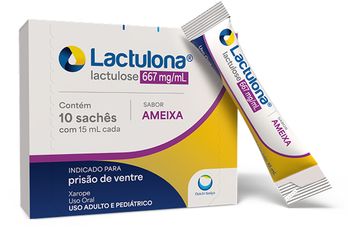 Caixa de Lactulona Sachê